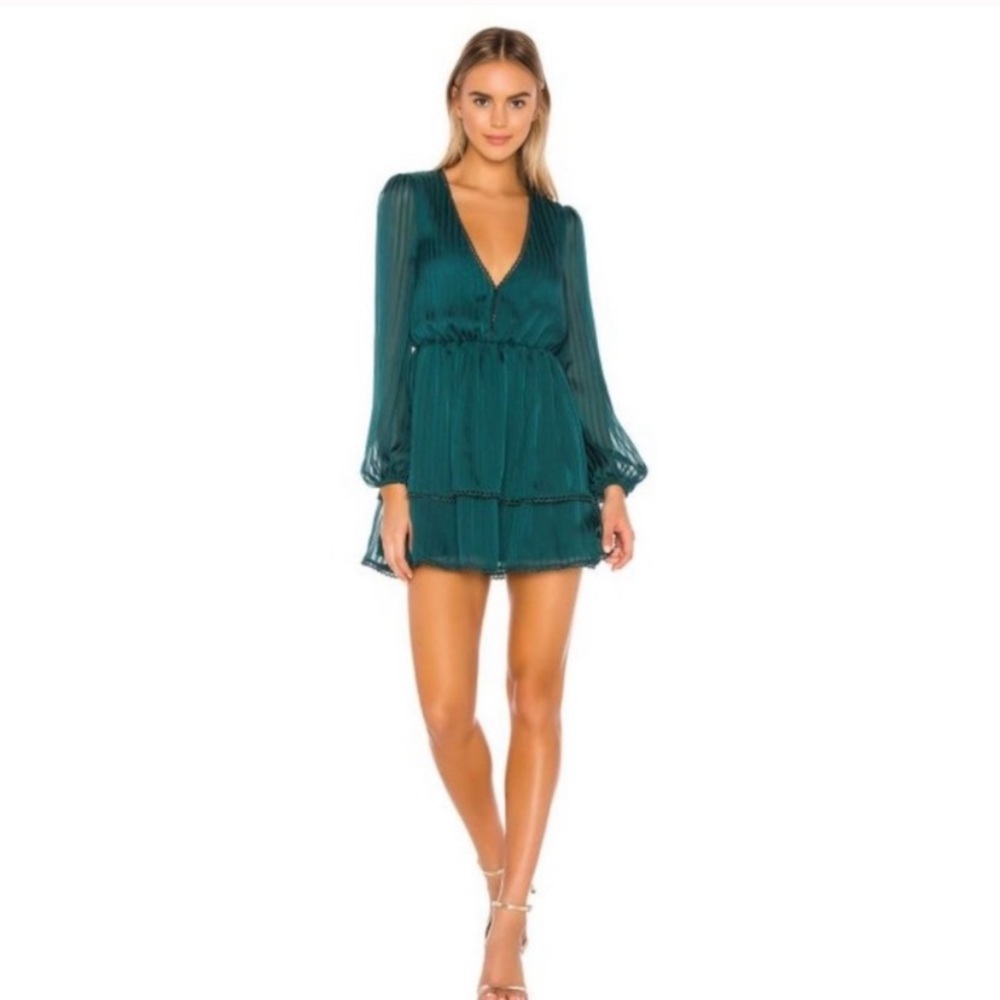 Slots Mini Dress - Green